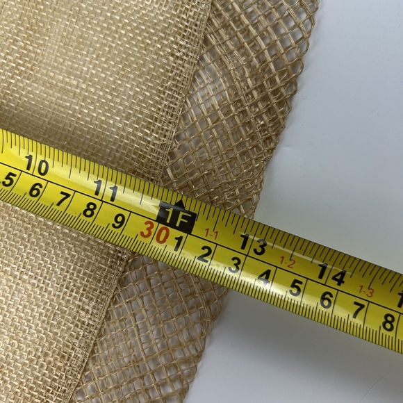 Wicker Straw Placemats Embroidered Carrots Vtg Boho Raffia 19”x13” Oval Set/6 - Picture 12 of 14